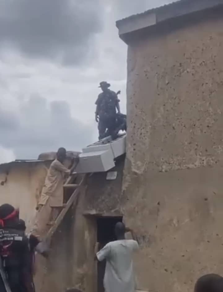 Police embark on House-To-House search to recover loot In Kano Police embark on House-To-House search to recover loot In Kano
