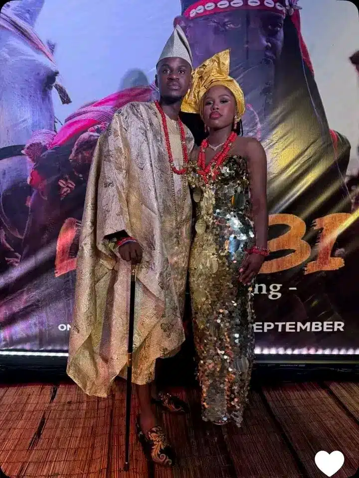 BBNaija: Ben and Chizoba attend Lisabi's movie premiere