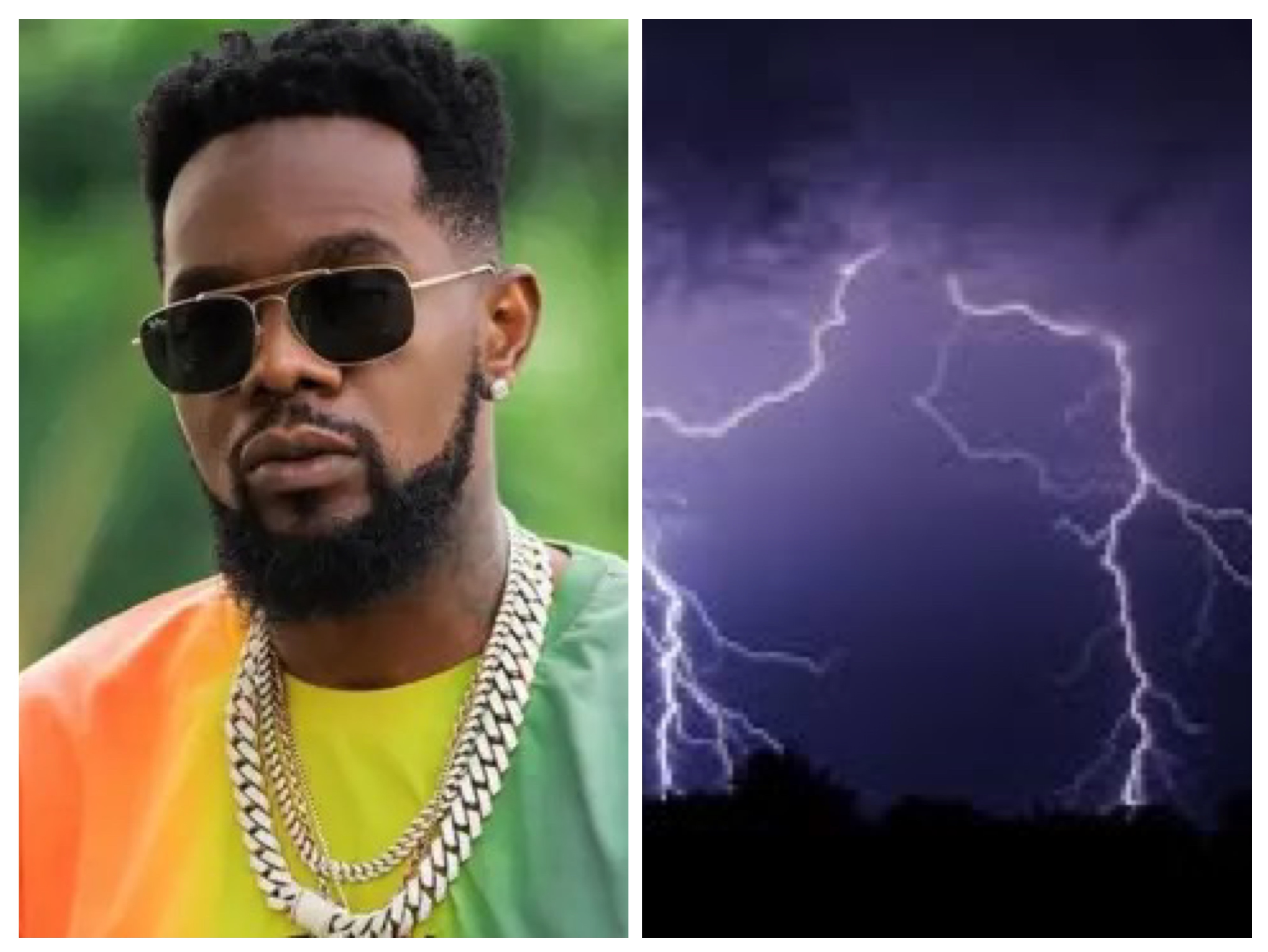THUNDER str!kes Patoranking's sister and her husband to d3ath