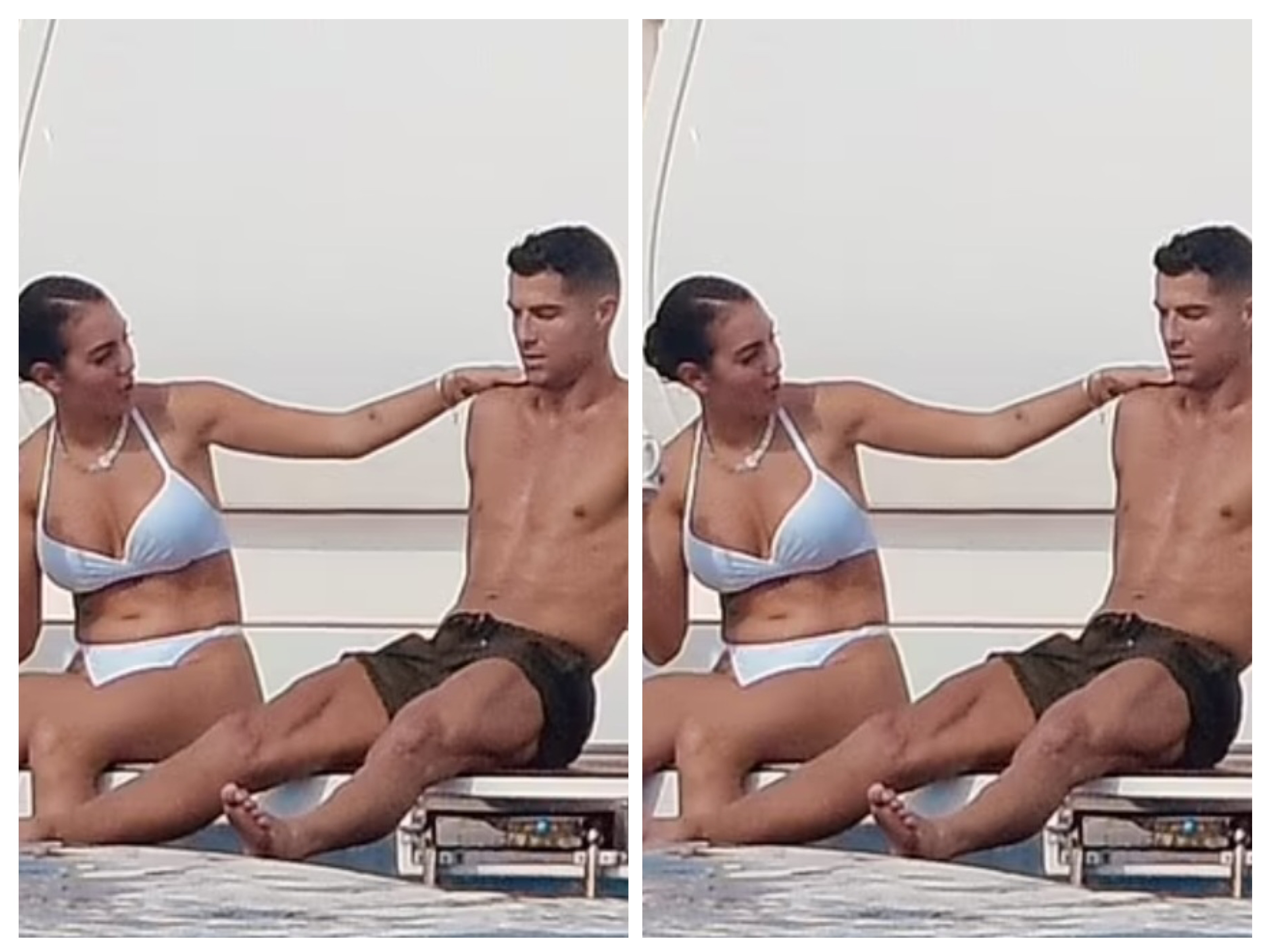 Christiano Ronaldo seen grabbing fiancées b*tt Christiano Ronaldo seen grabbing fiancées b*tt