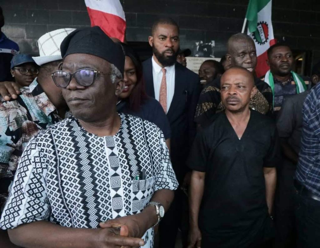 Ajaero’s arrest by DSS not connected to police invitation -Falana Ajaero’s arrest by DSS not connected to police invitation -Falana