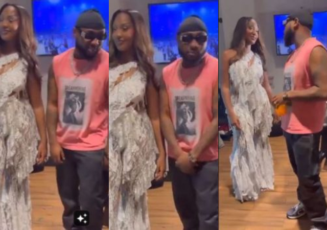 They look uncomfortable - Fans talks about Davido and Tems