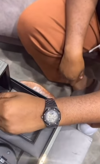 Don Jazzy buys a rare wristwatch worth over N650million