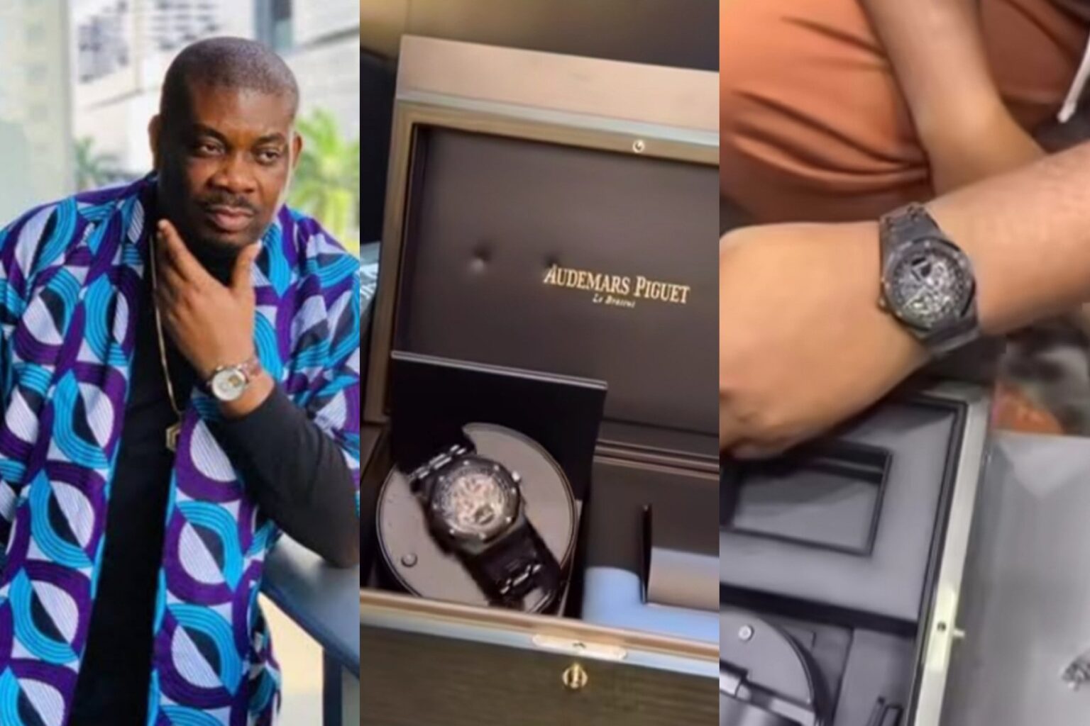 Don Jazzy buys a rare wristwatch worth over N650million Don Jazzy buys a rare wristwatch worth over N650million