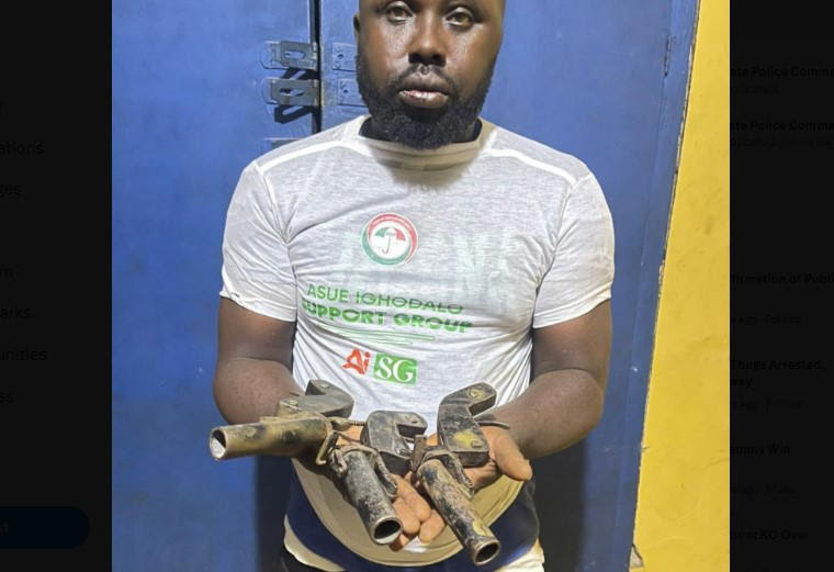 Edo Election: Police arrest two thugs ahead of governorship election 