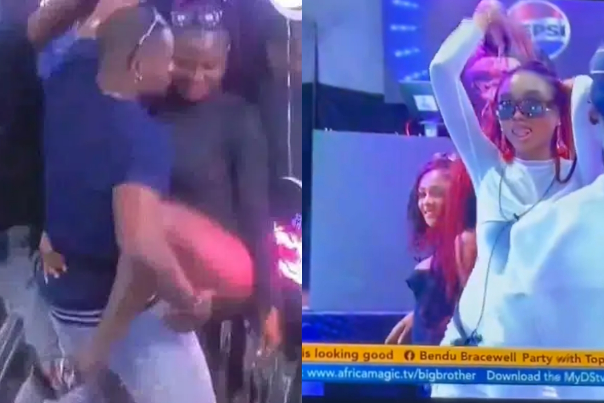 BBNaija S9: Moment Kassia saw her husband dancing with Handi BBNaija S9: Moment Kassia saw her husband dancing with Handi