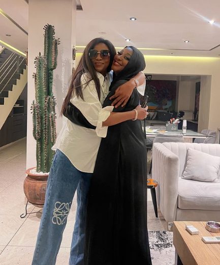 Genevieve Nnaji & Ini Edo hang out together 