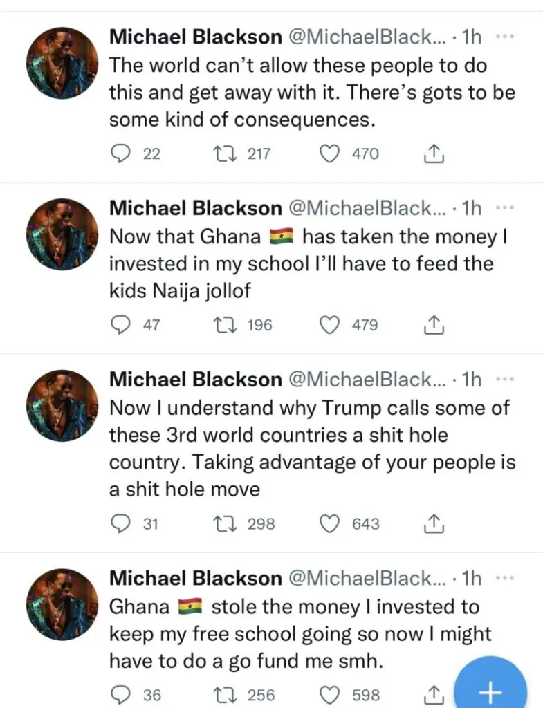 Ghana has set me back financially – Michael Blackson