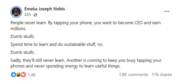 You can't become a millionaire by tapping your phone - Tutor tells Hamster users
