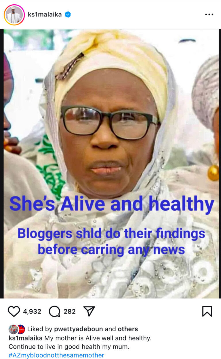 Fuji singer, KS1 Malaika debunks d3ath of his mother 