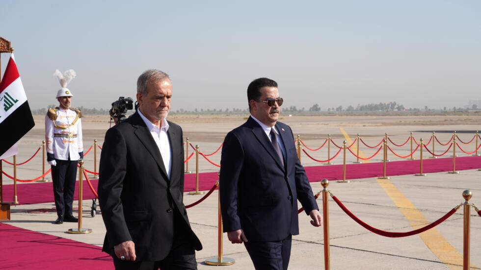 Iran president visits Iraq on first foreign trip Iran president visits Iraq on first foreign trip