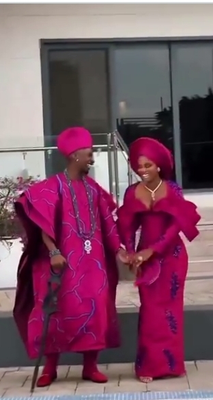 Priscilla Ojo sparks MARRIAGE rumours in Yoruba attire with boyfriend 1 Priscilla Ojo sparks MARRIAGE rumours as she shares video of her and her boyfriend in Yoruba attire