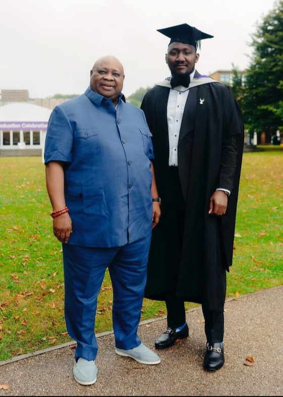 Tunji Adeleke bags master degree in UK university 