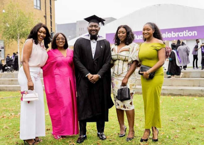 Tunji Adeleke bags master degree in UK university 