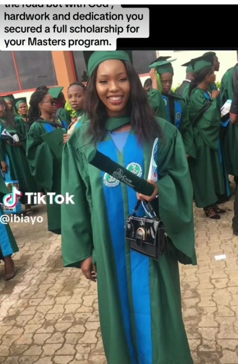 Lady rejoices as she secures fully funded Master's scholarship abroad with her 2:2 degree