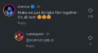 Let's do an Igbo film together - Stan Nze tells Genevieve Nnaji 