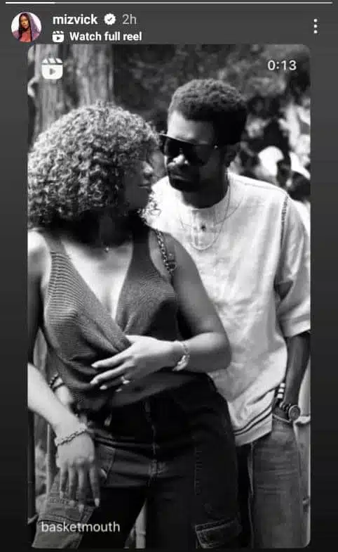 Mz Vick confirms relationship rumours with Basketmouth
