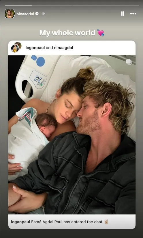 ouTube star Logan Paul welcomes first child 