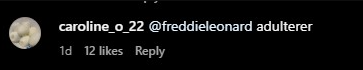 Frederick Leonard fires back at troll who called him 'an adulterer' 