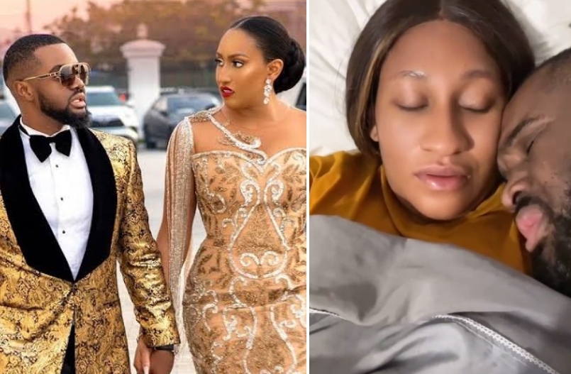 Video of Williams Uchemba's wife asking him to take her clothes off goes viral Video of Williams Uchemba's wife asking him to take her clothes off goes viral