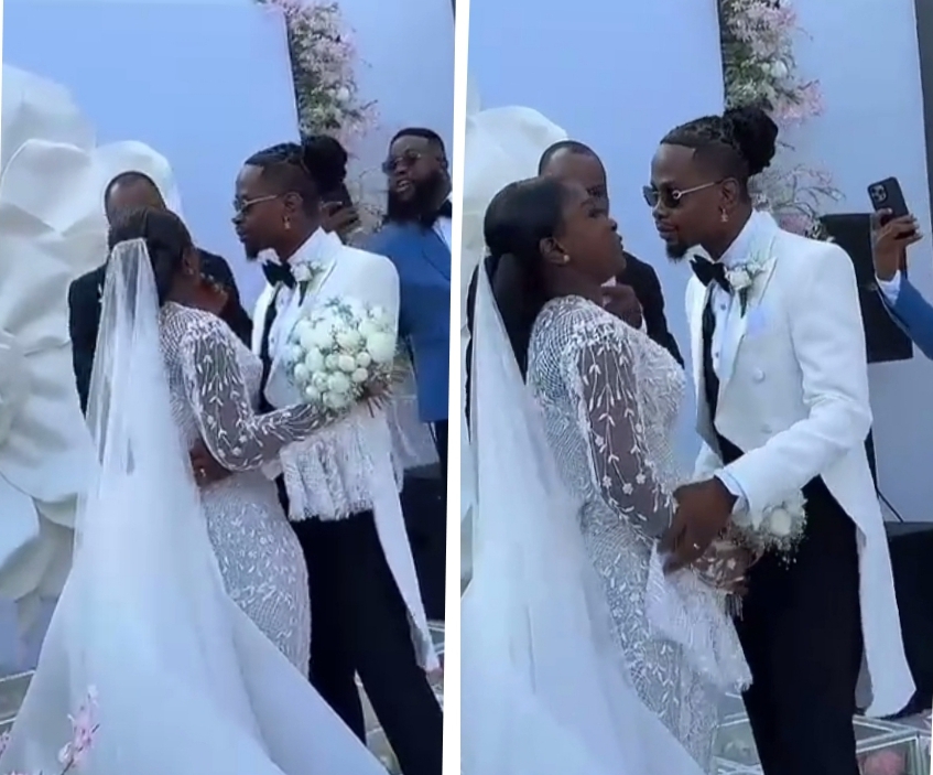 Yhemolee and wife Tayo celebrate their white wedding in grand style