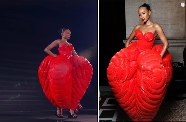 Temi Otedola's runway moment at Loreal Paris Défilé show Temi Otedola