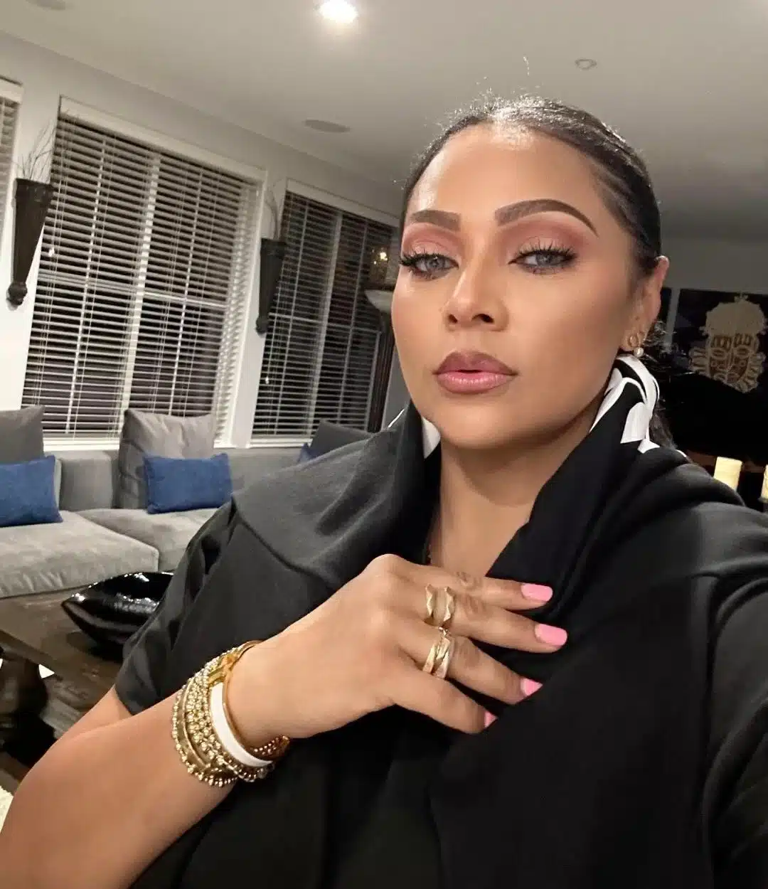 Peter Okoye’s wife, Lola Okoye celebrates 52nd birthday with juvenile look