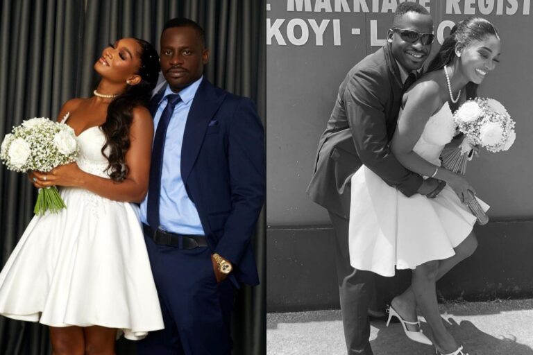 Comedienne Wofai Fada and husband, WED legally