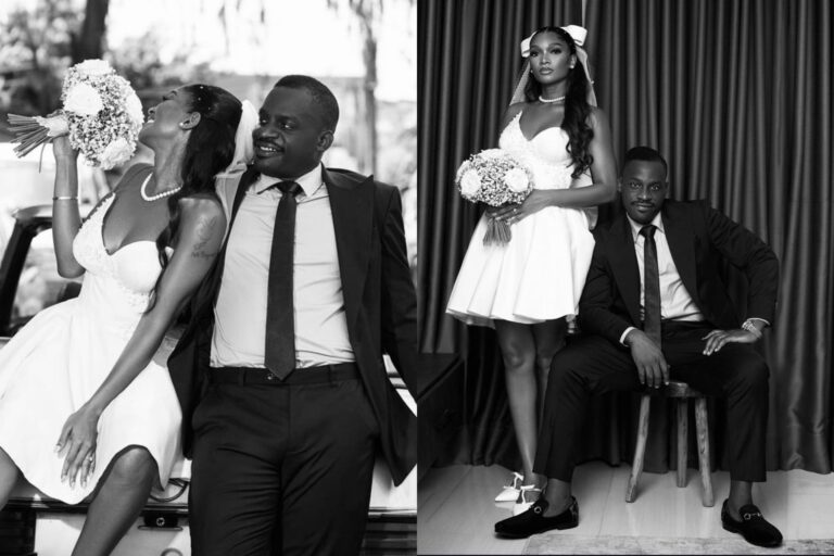 Comedienne Wofai Fada and husband, WED legally Comedienne Wofai Fada and husband, WED legally