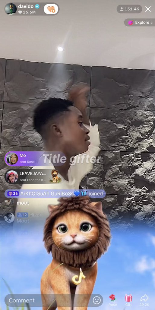 Davido's live with Peller breaks TikTok record in Africa