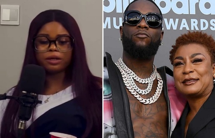 Lady who accused Burnaboy of impregnating her replies trolls who called her ugly