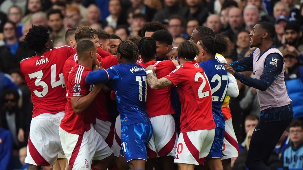Chelsea 1 v 1 Nottingham forest: 10-men Forest secures hard-fought draw at Stamford Bridge 