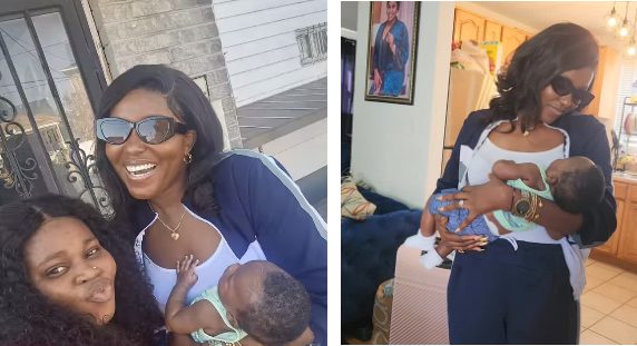 Biola Bayo meets Tawa Ajisefinni's son Biola Bayo meets Tawa Ajisefinni's son