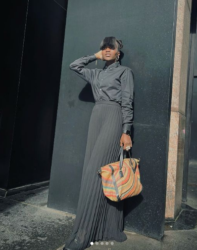 Bukunmi Oluwasina shares new PHOTOS in BLACK 