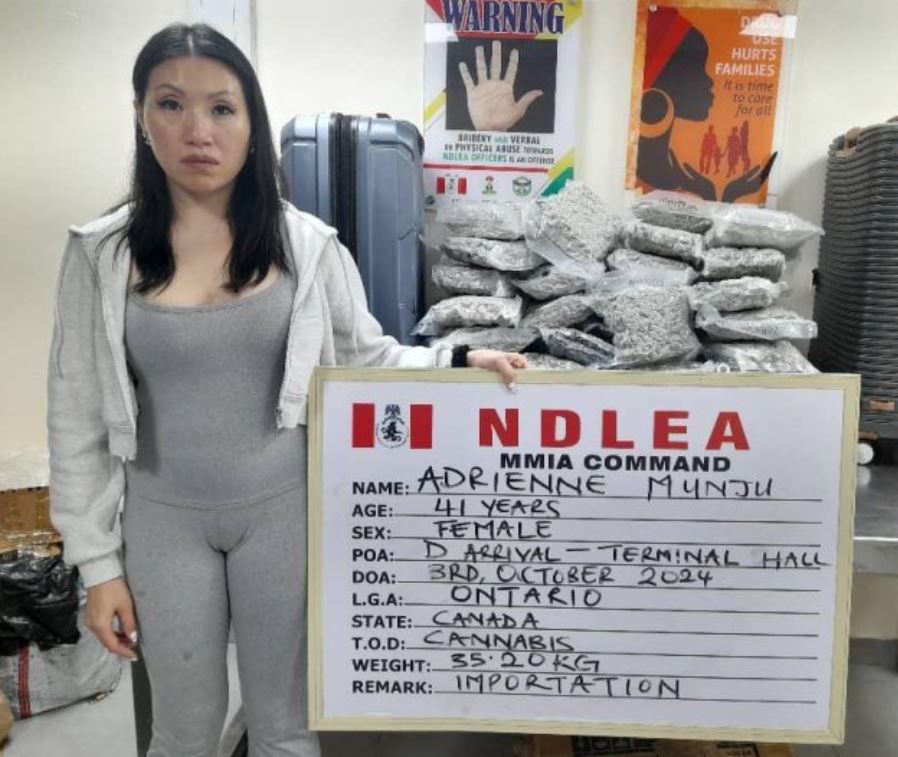Canadian lady bags 11 years for importing drugs into Nigeria Canadian lady bags 11 years for importing drugs into Nigeria