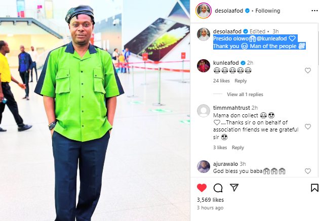 Desola Afod gushes over husband, Kunle