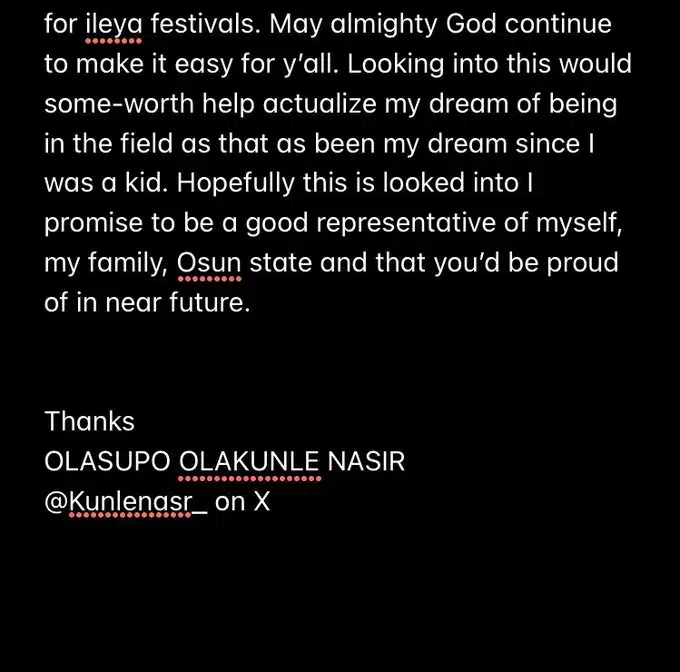 Graduate appeals to Davido for job at his father’s $2b power plant