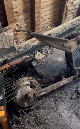 Man k!lled in flat fire after e-scooter battery explodes
