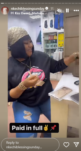 Nkechi Blessing shows off her iPhone collection 