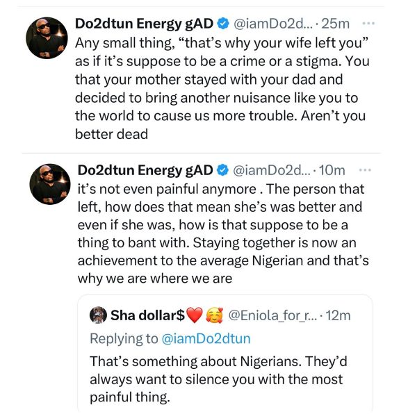 OAP Dotun fires back at troll after being criticized over his failed marriage