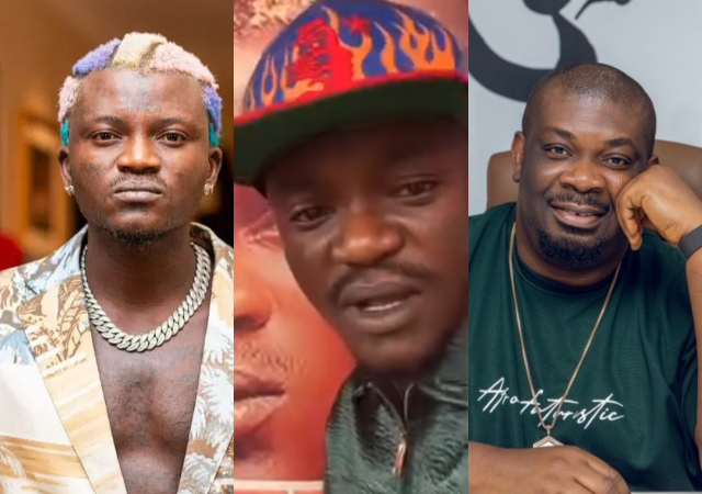 Portable celebrates after being followed by Don Jazzy Portable celebrates after being followed by Don Jazzy