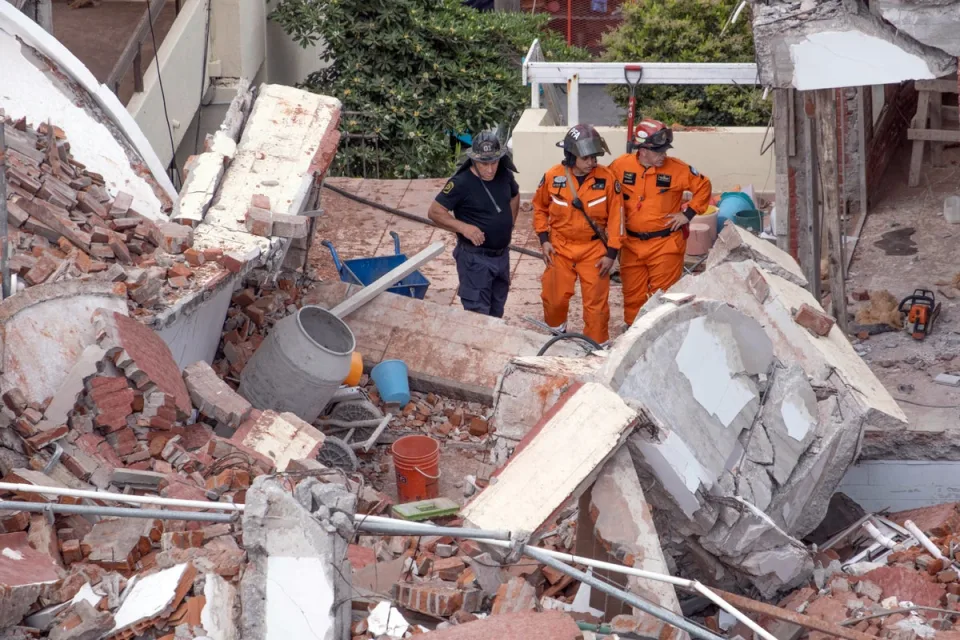 TEN-storey hotel collapse in Argentina