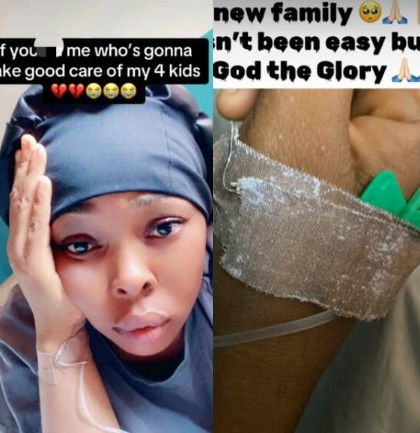 Woman HOSPITALIZED after boyfriend abandons her and FOUR kids for new wife Woman HOSPITALIZED after boyfriend abandons her and FOUR kids for new wife