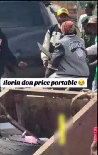 Portable spotted in Ilorin making a scene few days after church deliverance