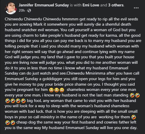 Nigerian woman accuses best friend of snatching husband