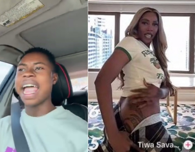 TikToker Peller criticizes bloggers for sharing clip of Tiwa Savage revealing waist tattoo during live stream TikToker Peller criticizes bloggers for sharing clip of Tiwa Savage revealing waist tattoo during live stream