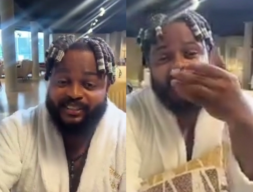 Whitemoney shows off new hairstyle styled with DOLLAR bills Whitemoney shows off new hairstyle styled with DOLLAR bills