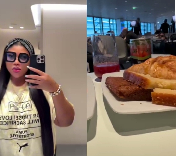 Nkechi Blessing travels in 'business class', shows off lavish Lifestyle Nkechi Blessing travels in 'business class', shows off lavish Lifestyle