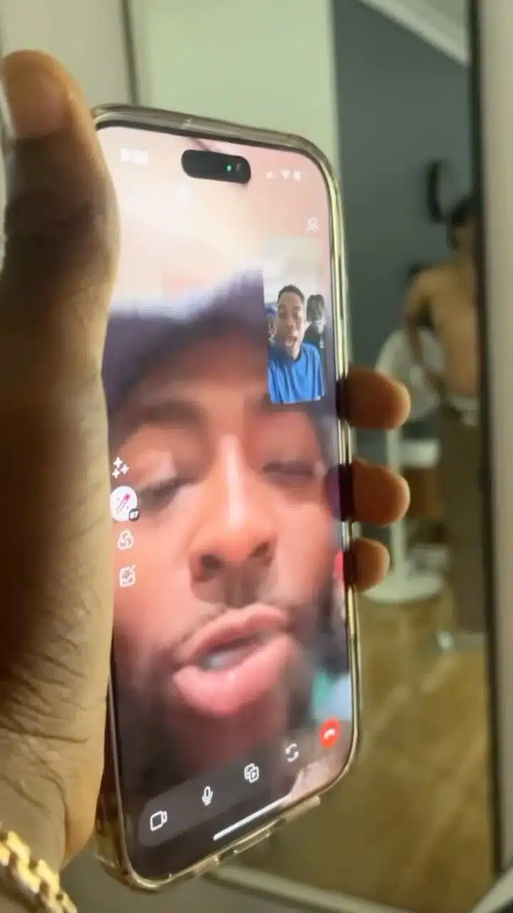 TikToker Peller overjoyed as Davido surprises him with video call