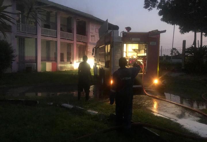 Fire guts Radio Nigeria Lagos premises Fire guts Radio Nigeria Lagos premises